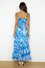 Bloom Beachside Maxi Dress Blue