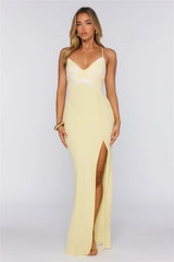Sunshine Whispers Maxi Dress Yellow