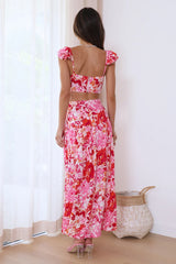 Love The Fit Midi Dress Pink