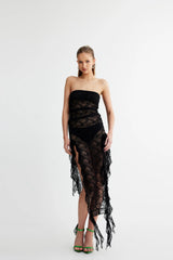 LIONESS Rendezvous Dress Onyx