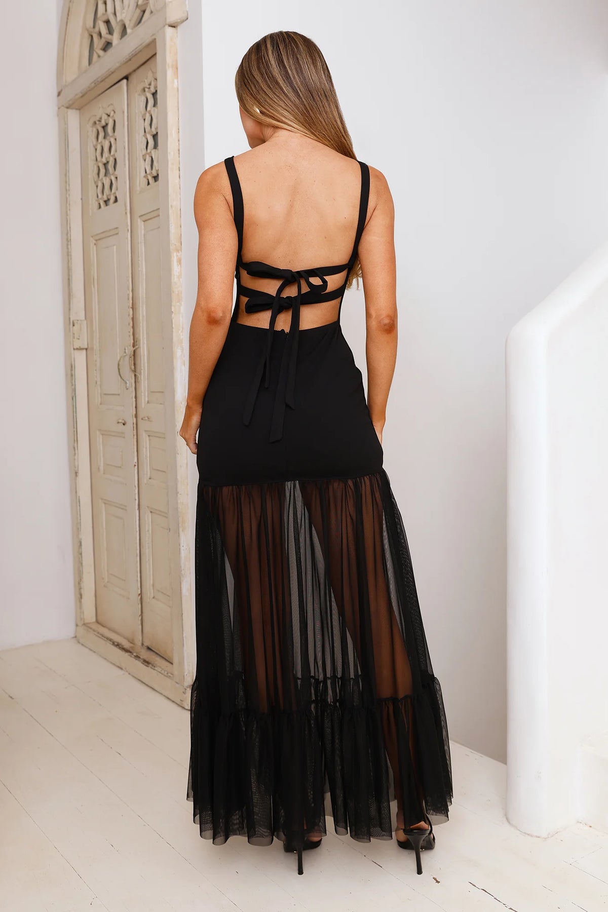 Chic Whispers Maxi Dress Burgundy