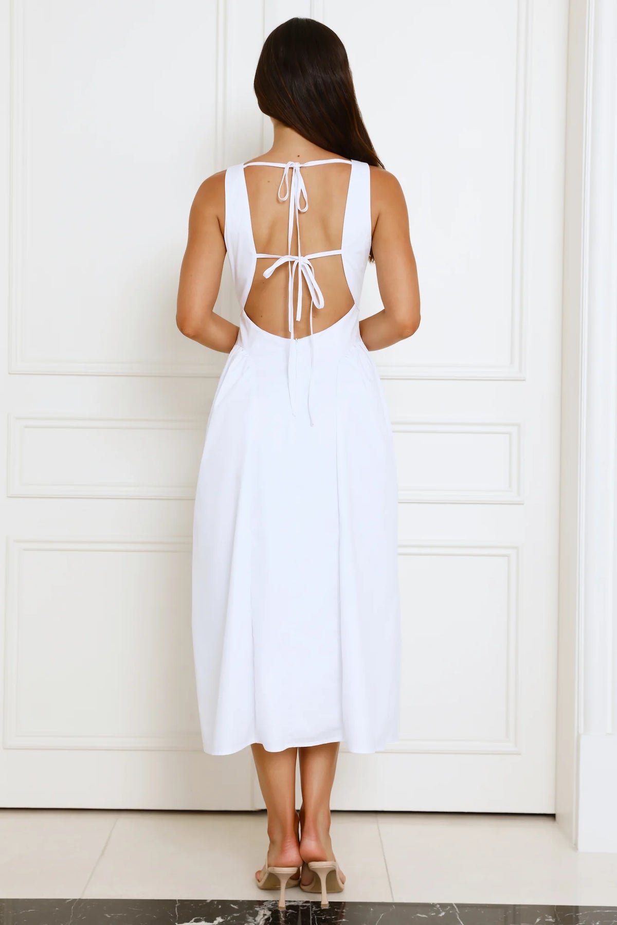 Style Spectacular Midi Dress Orange