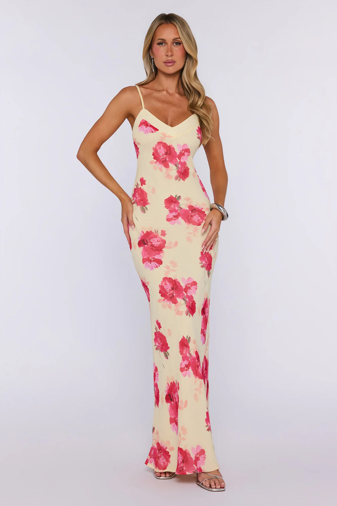 Bloom Dazzle Maxi Dress Yellow