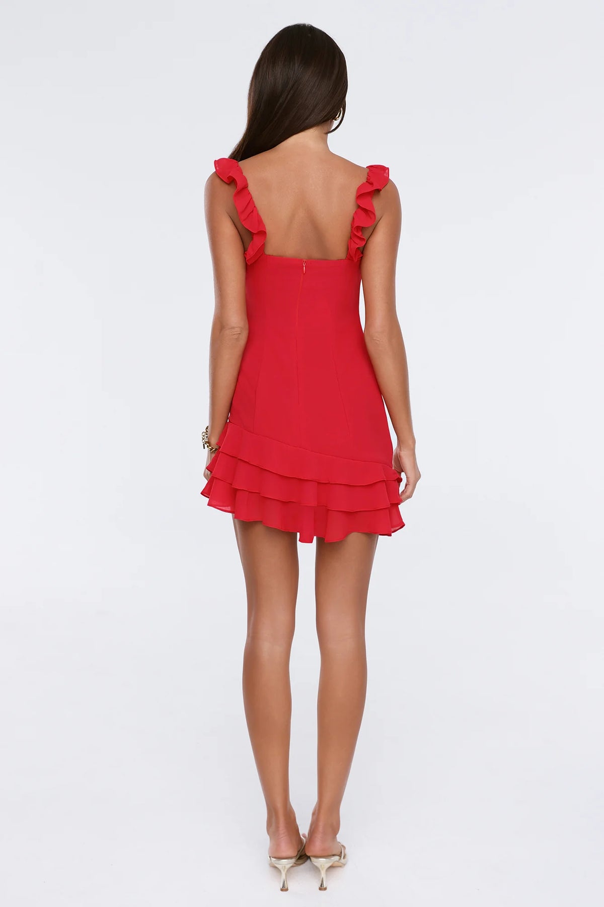 Slow Sunshine Mini Dress Red