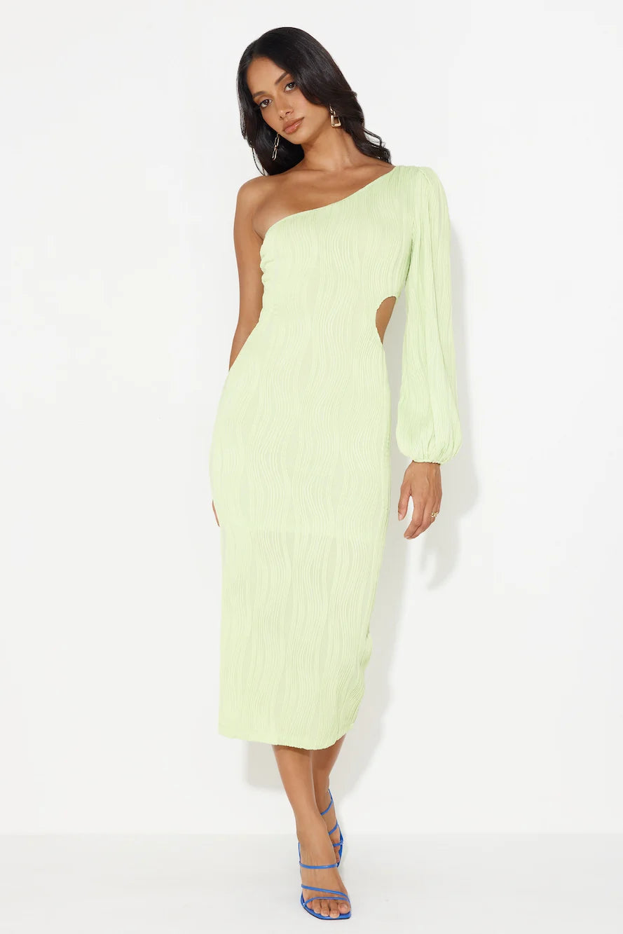 Ready To Join Midi Dress Green