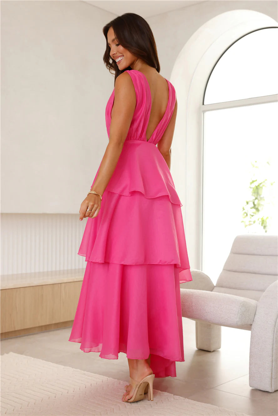Fashion Zone Maxi Dress Aqua