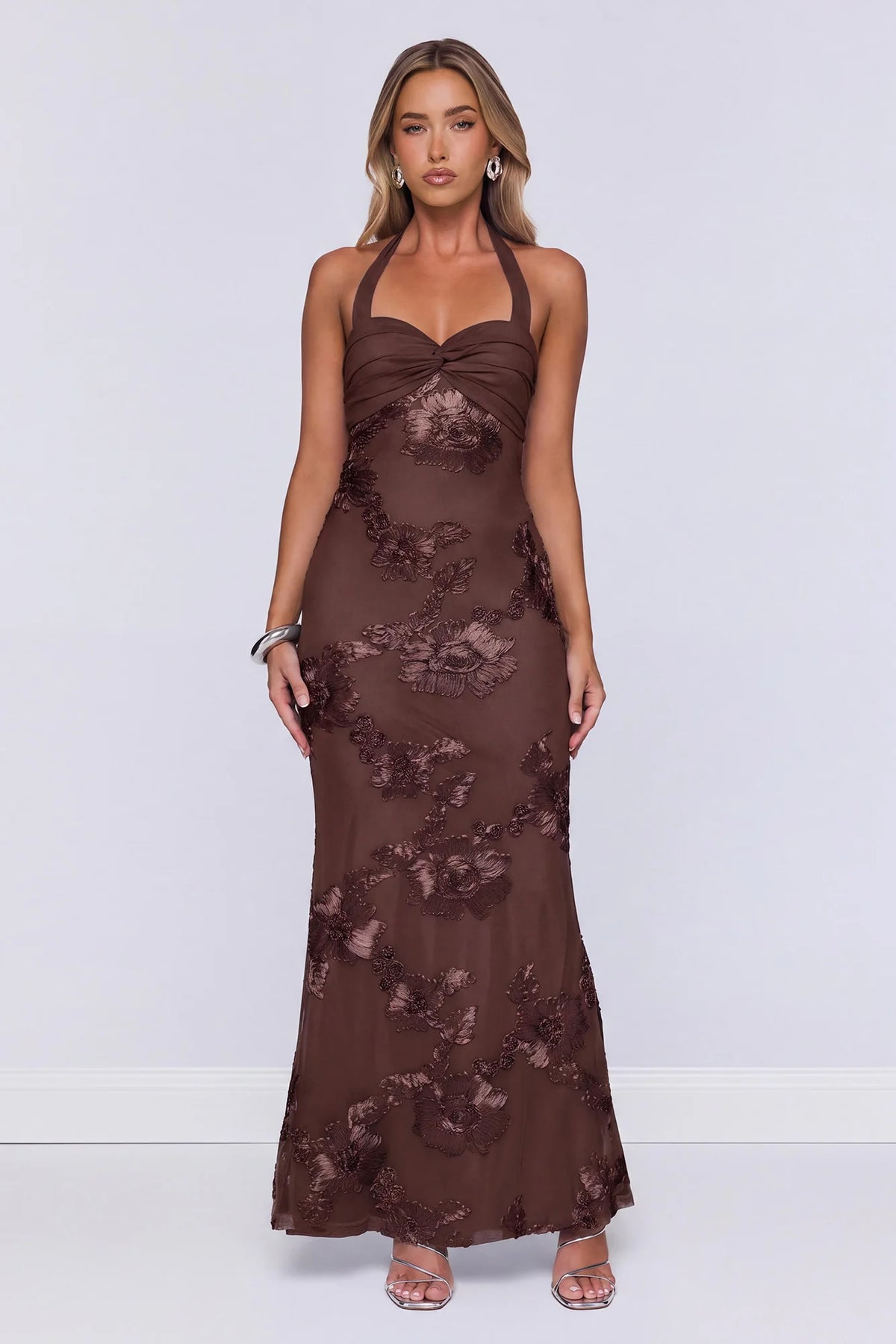 Love Muse Halter Maxi Dress Yellow