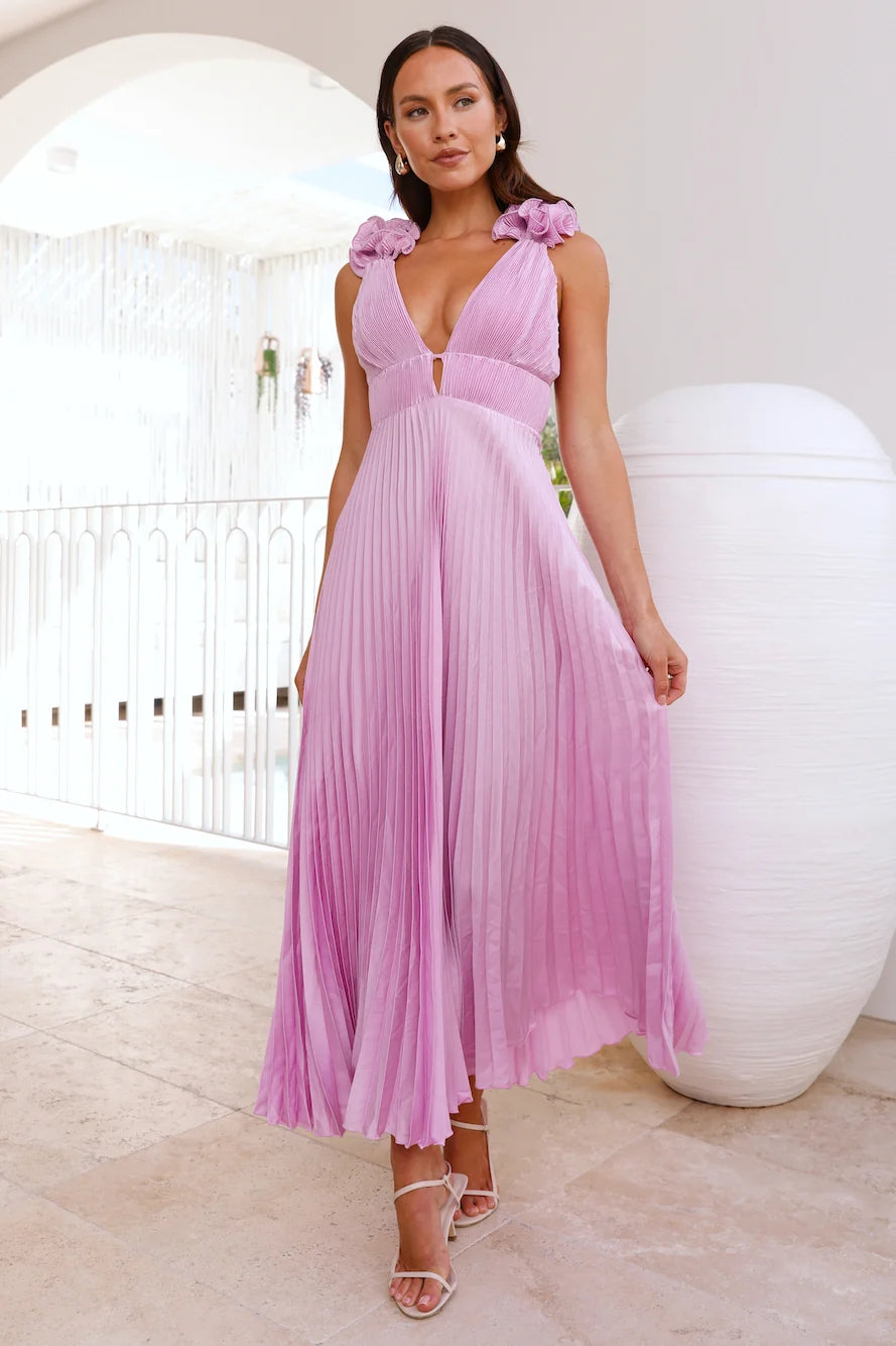 Something Special Satin Midi Dress Sage