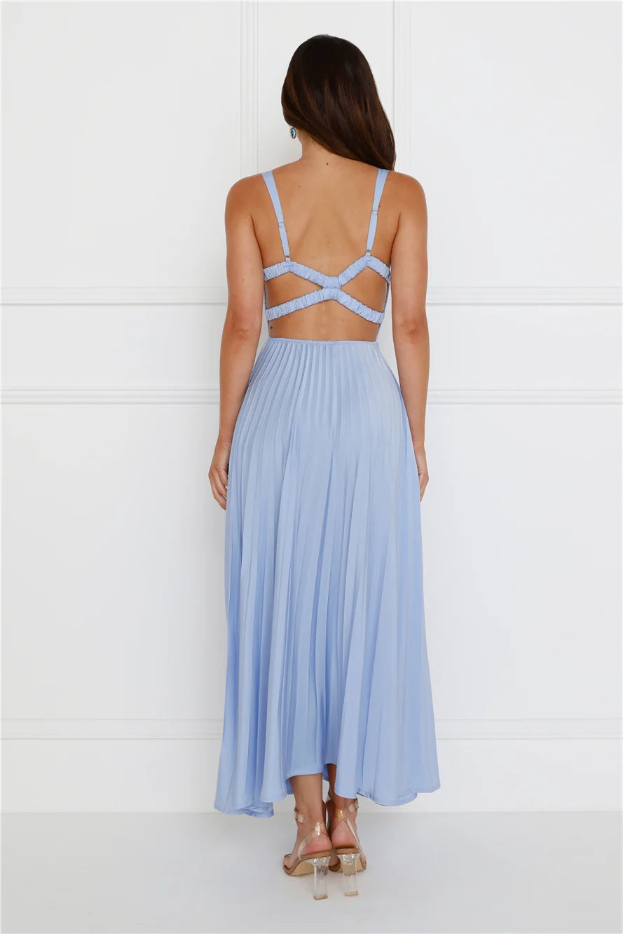 Dazzling Opulence Maxi Dress Red