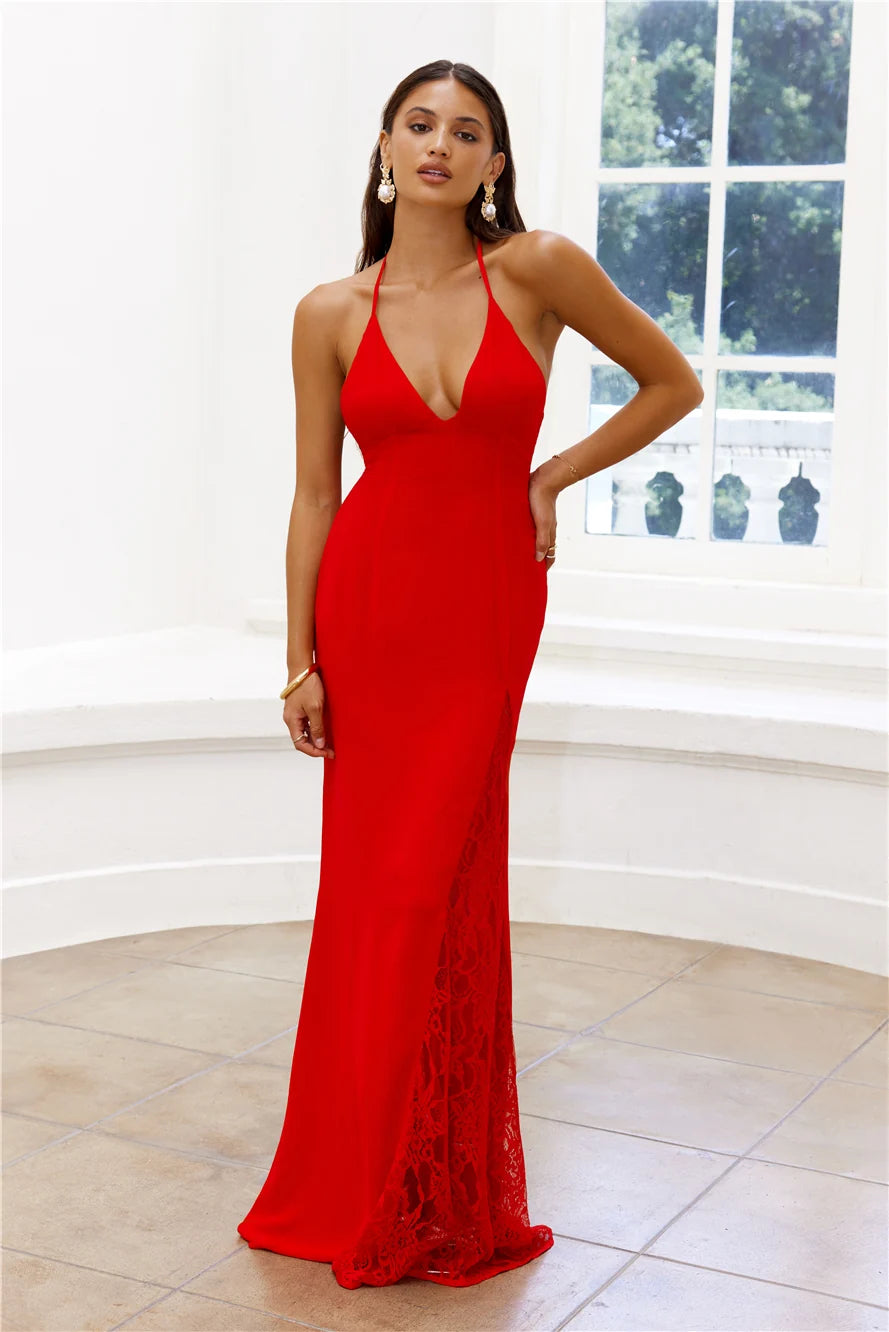 Where Sparks Fly Maxi Dress Black