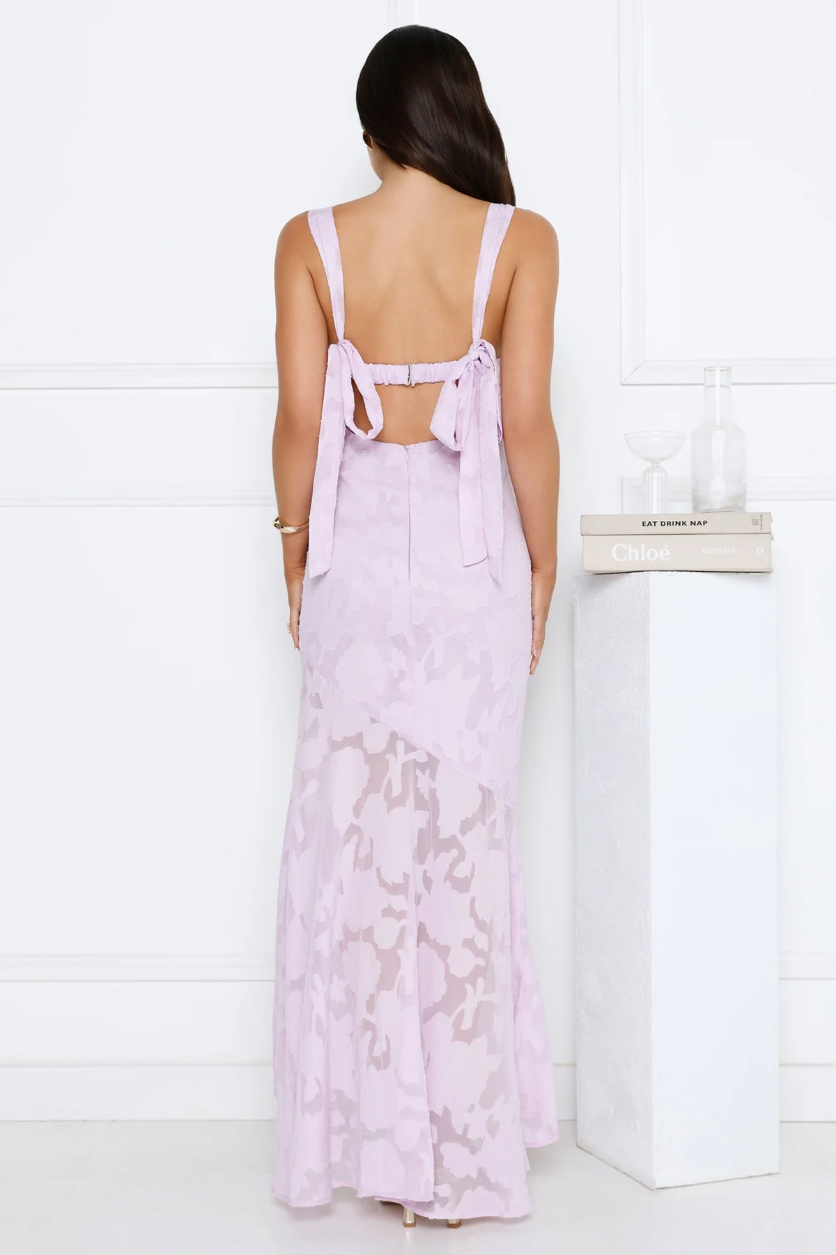 Enchanted Empire Maxi Dress Lilac