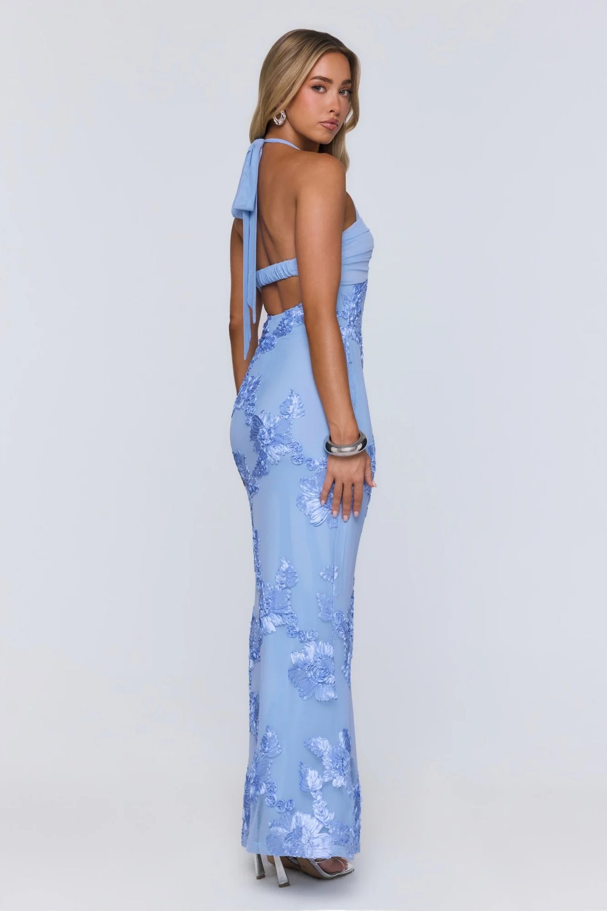 Love Muse Halter Maxi Dress Yellow