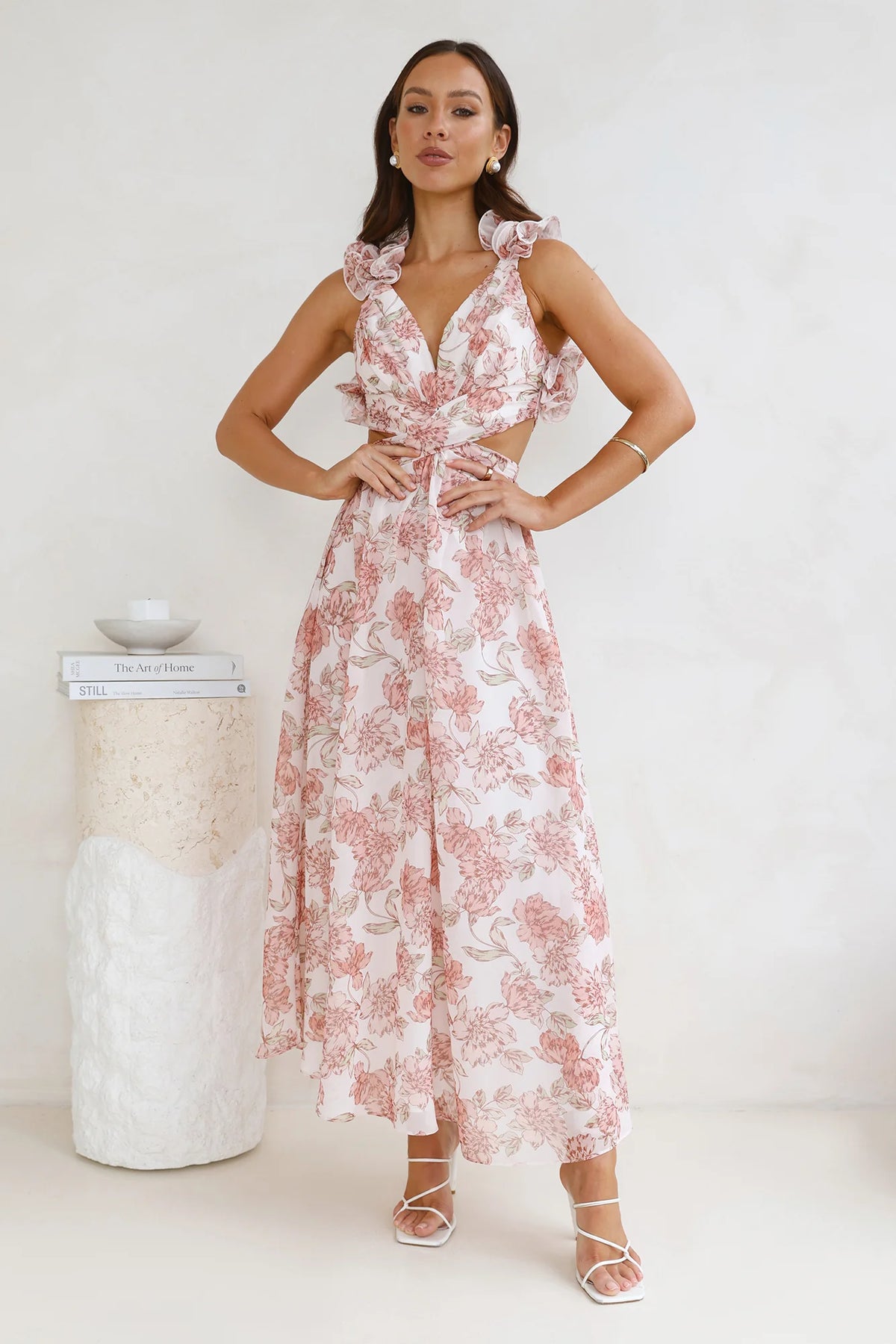 Extra Guest Maxi Dress Blue