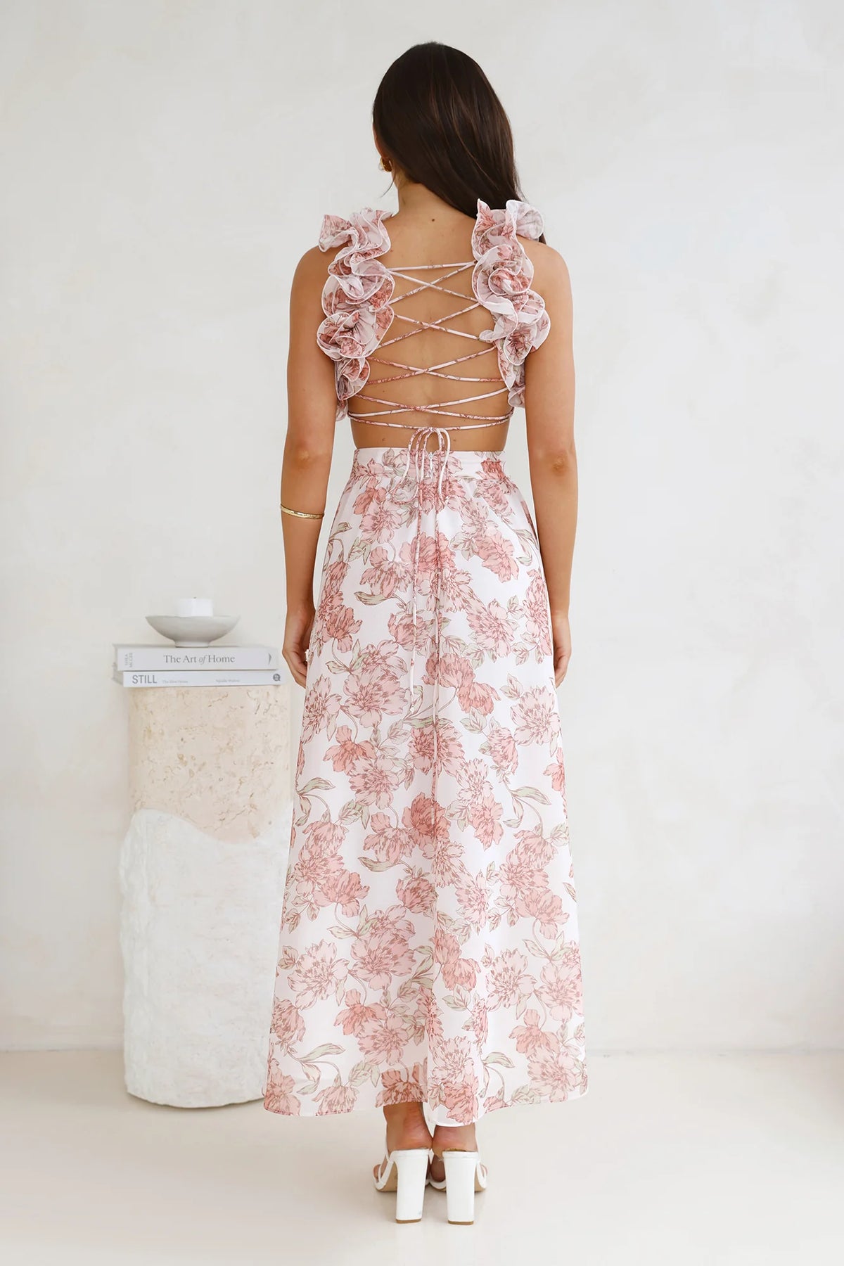 Extra Guest Maxi Dress Blue