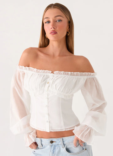 Serelith Top - White