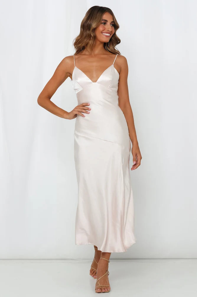 Asking For A Friend Midi Dress Fuchsia