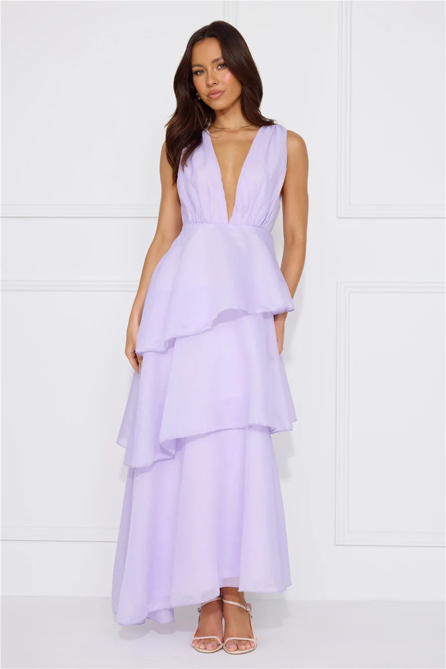 Fashion Zone Maxi Dress Aqua