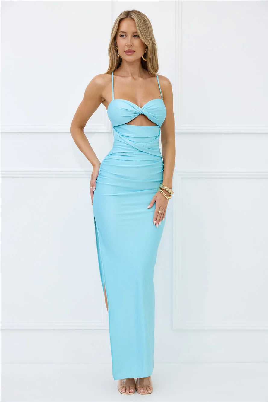 Meet The Queen Maxi Dress Chocolate