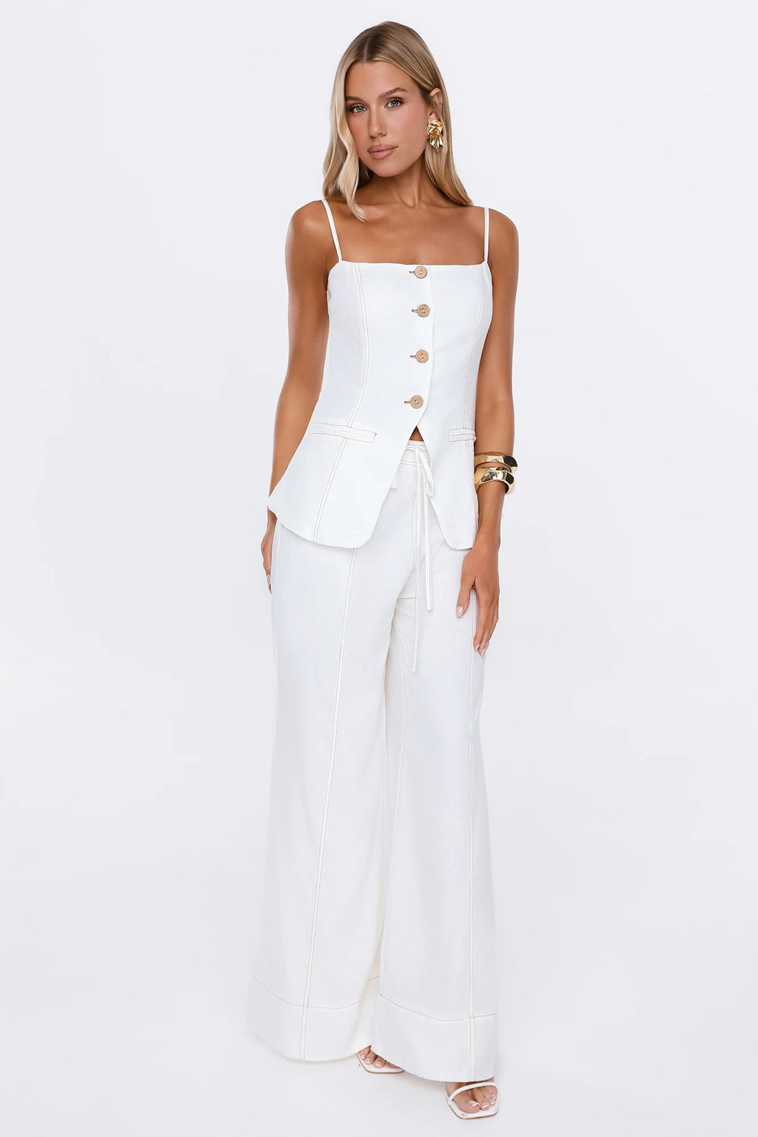 Hot Girl Mode Set White