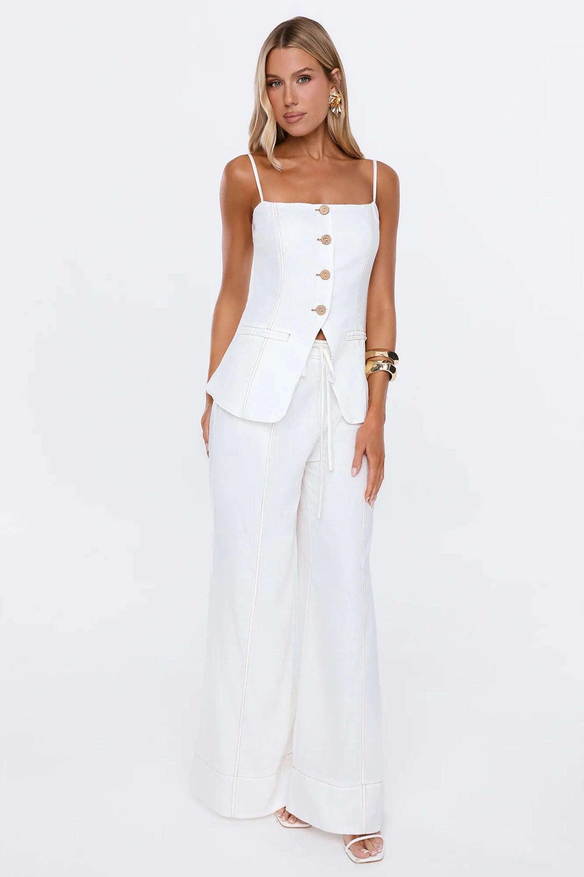 Hot Girl Mode Set White