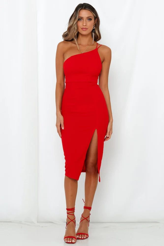 HELLO MOLLY Taking It Back Dress Blue