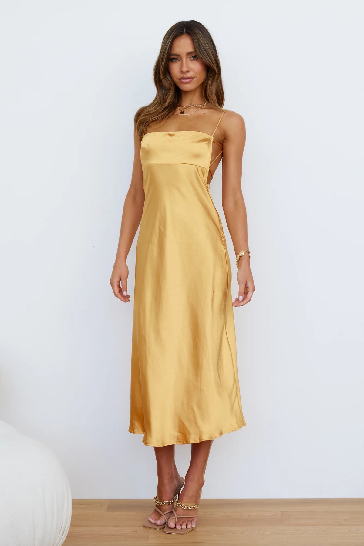No Advice Midi Dress Lime