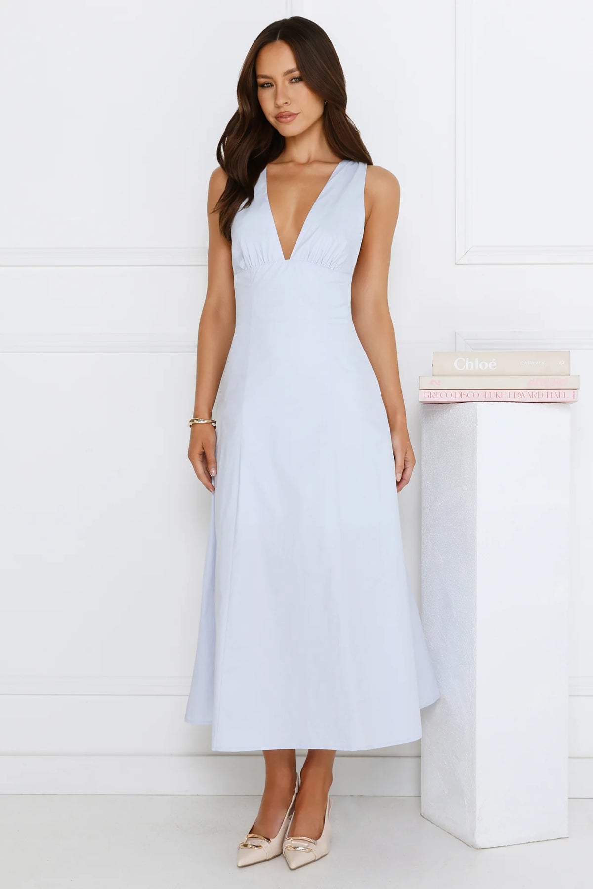 Iconic Moments Midi Dress Blue