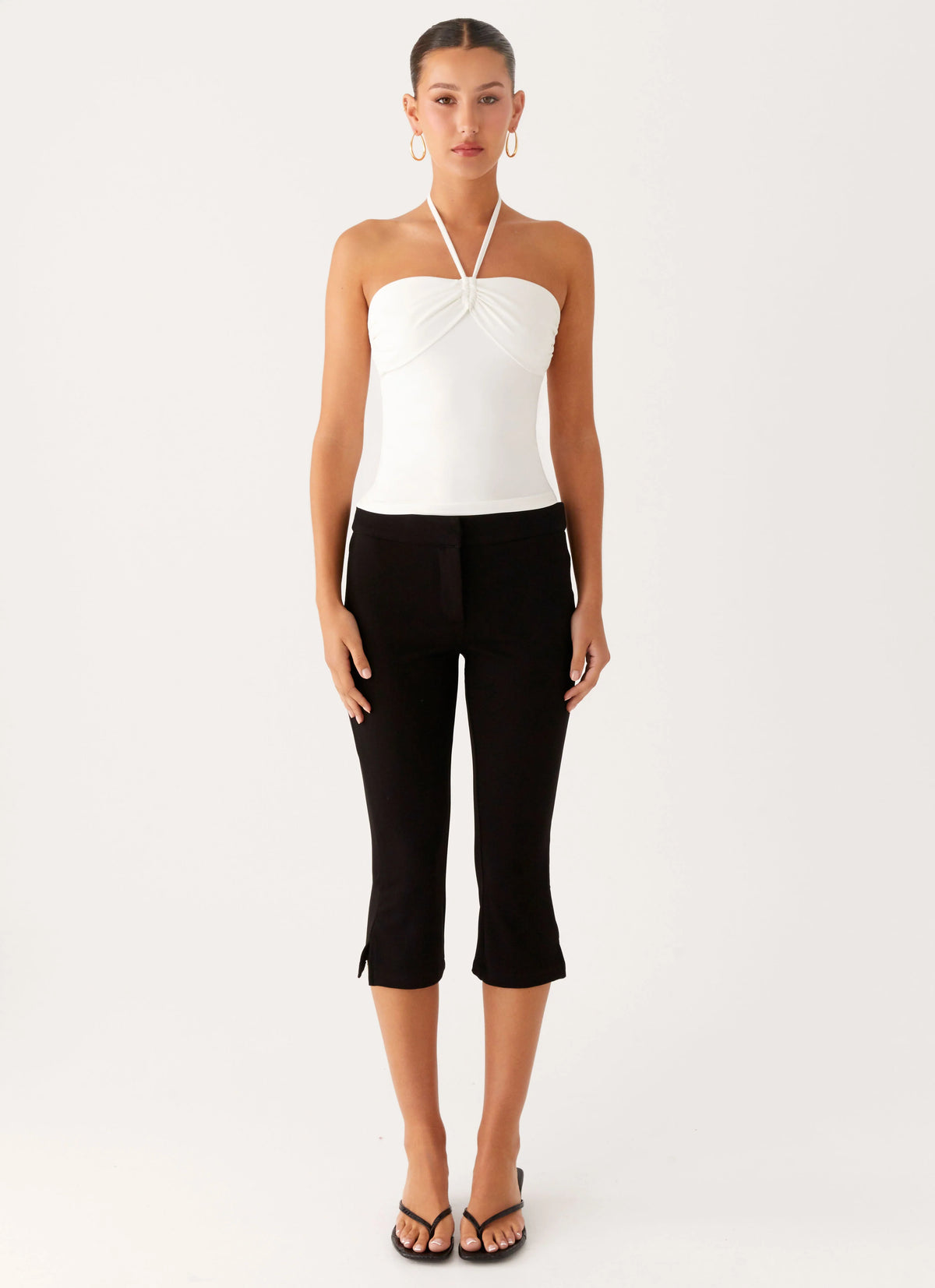 Good Thing Halter Top - White