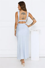 Harbour Bloom Midi Dress Blue