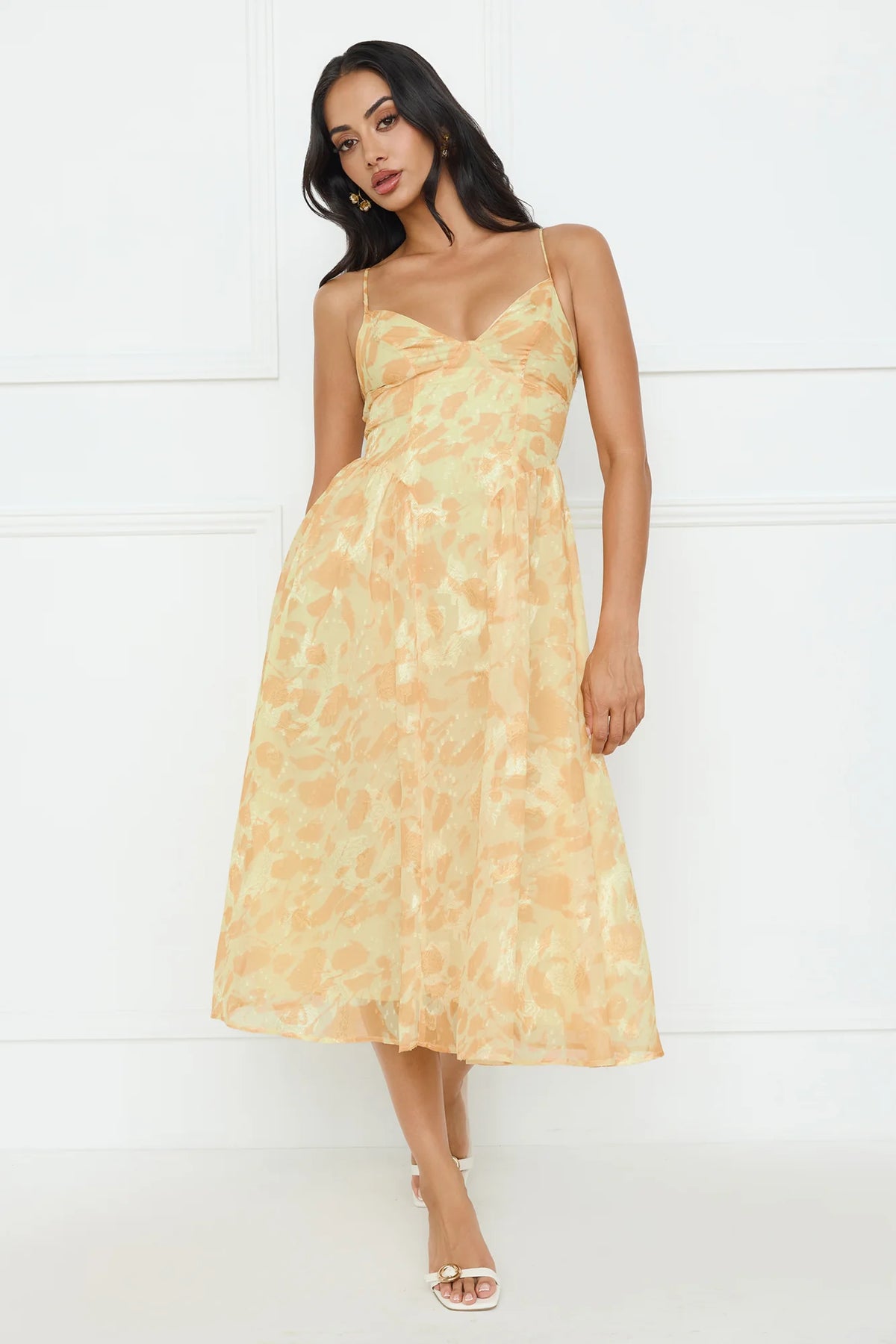 Fresh Nectar Midi Dress Blue