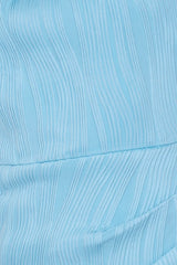 Beach Waves Midi Dress Blue