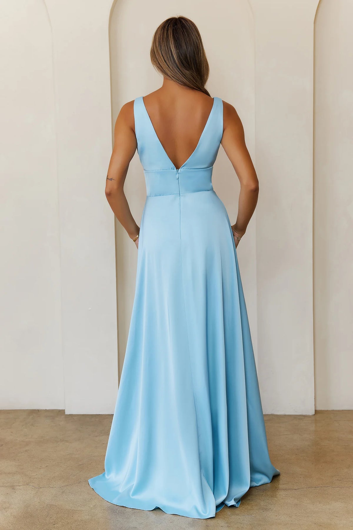 Luxe Like No Other Maxi Dress Blue