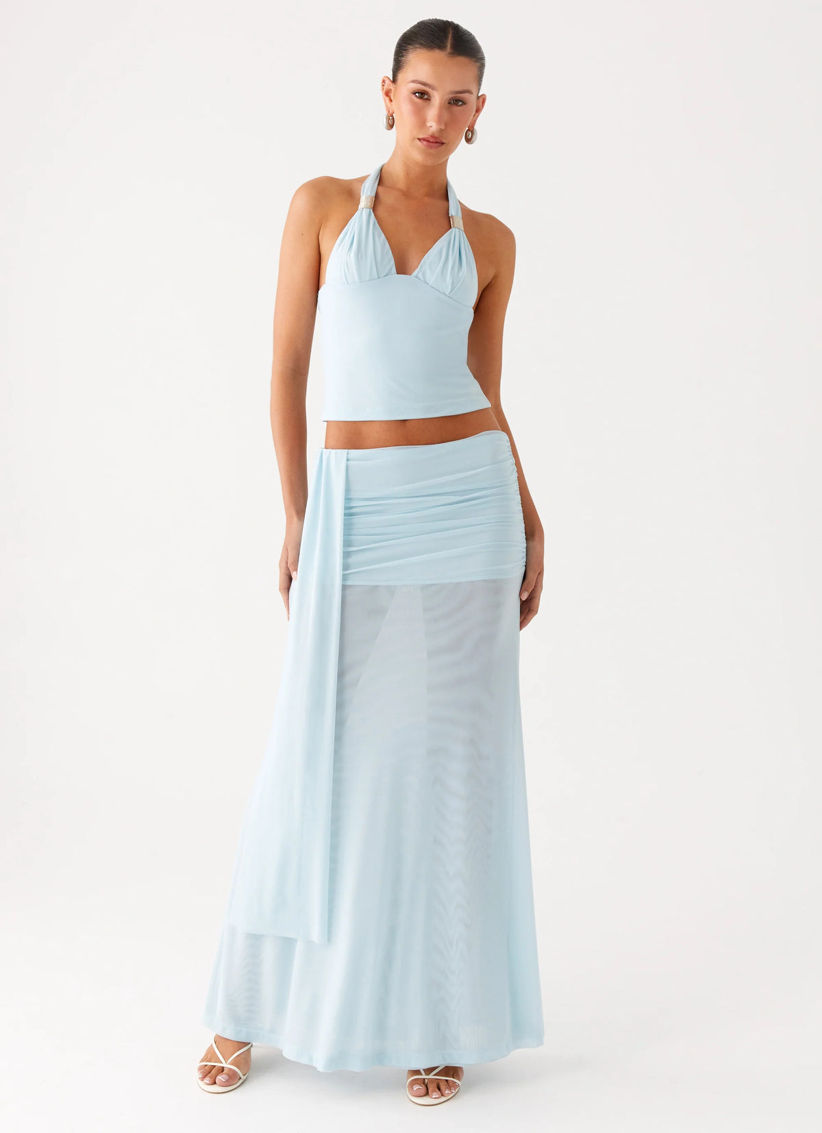 Blaze Maxi Skirt - Blue