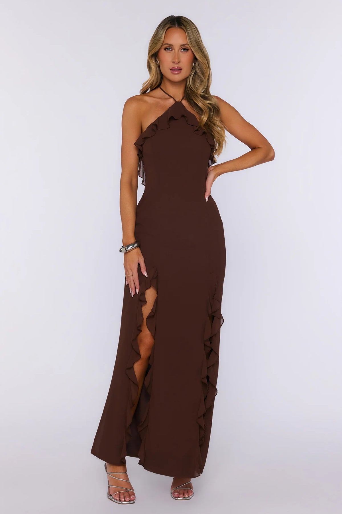Showstopper Nights Maxi Dress Lilac