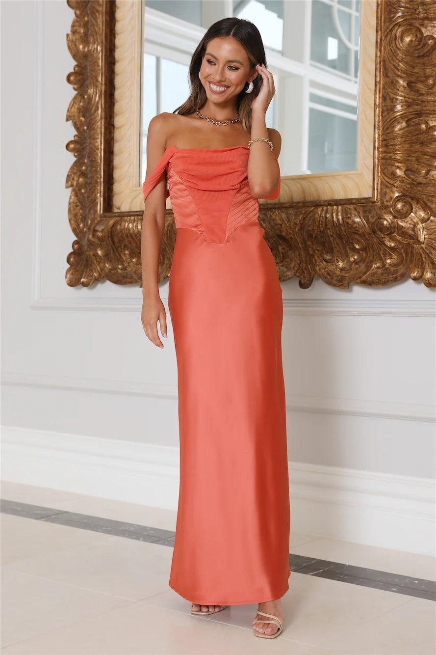 Princess Moment Maxi Dress Green