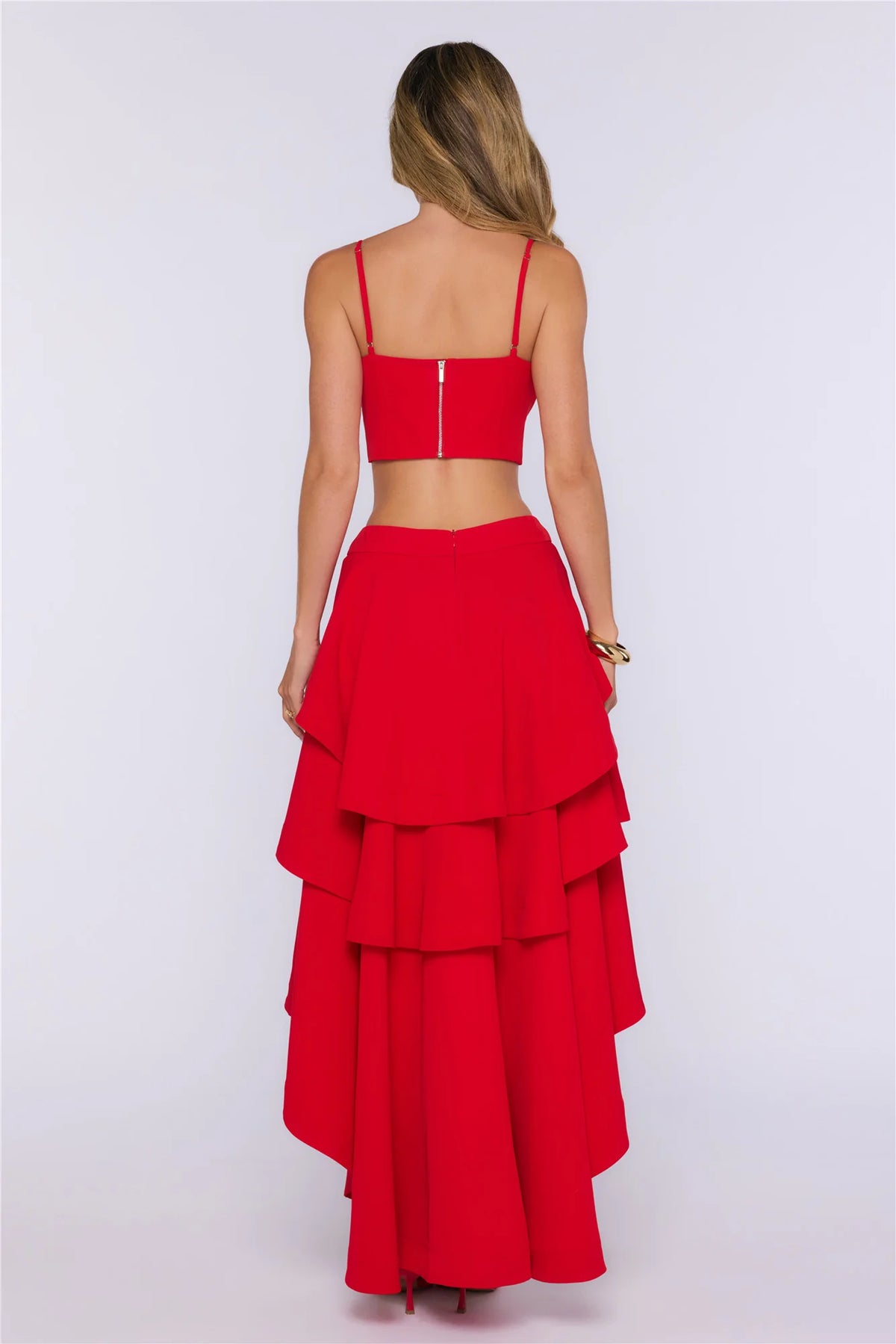 Rosy Love Maxi Skirt Black