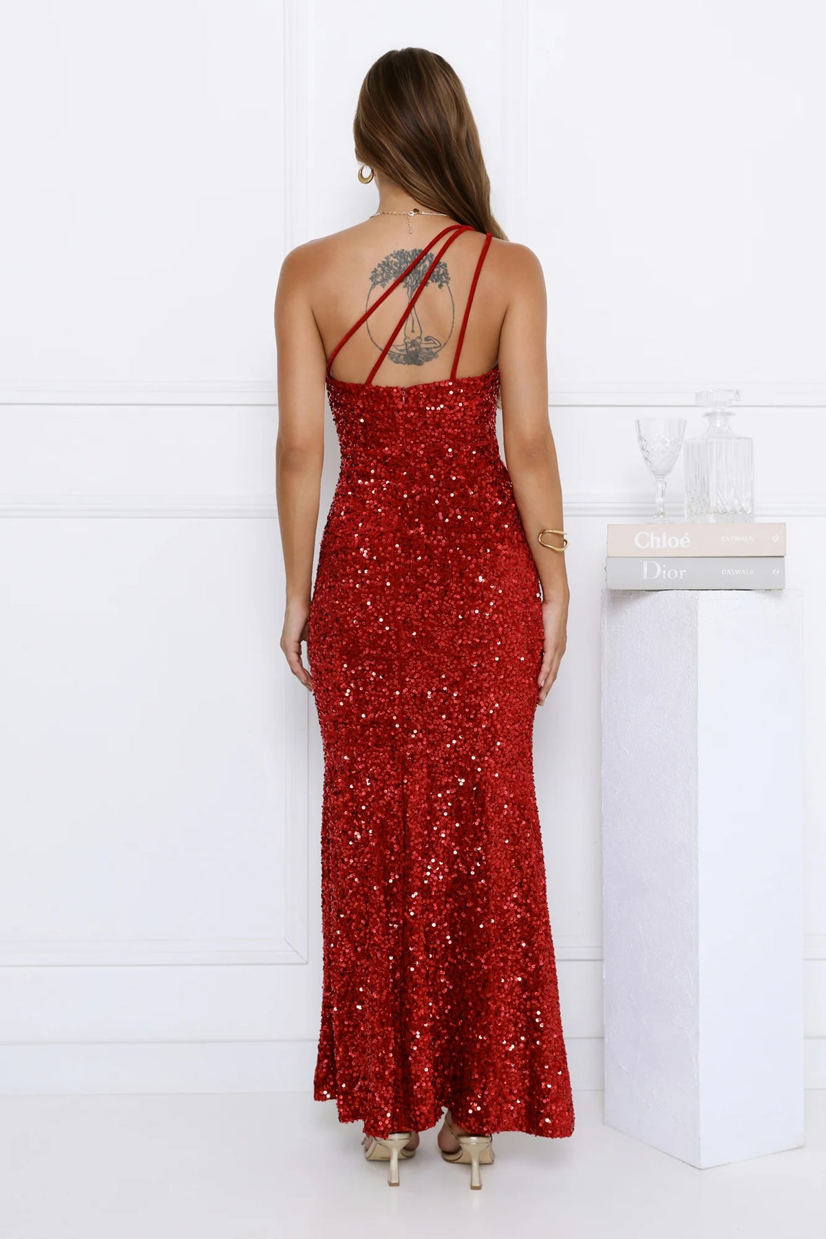 Golden Days Dancing Maxi Dress Green
