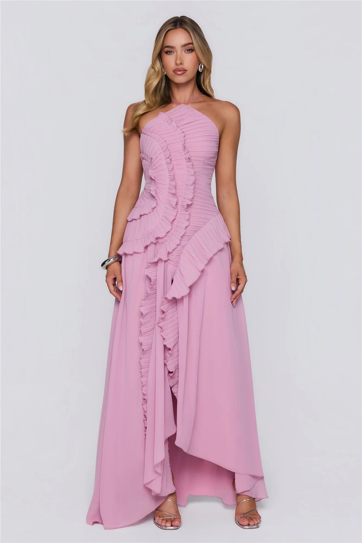 Beyond Style Maxi Dress Ecru