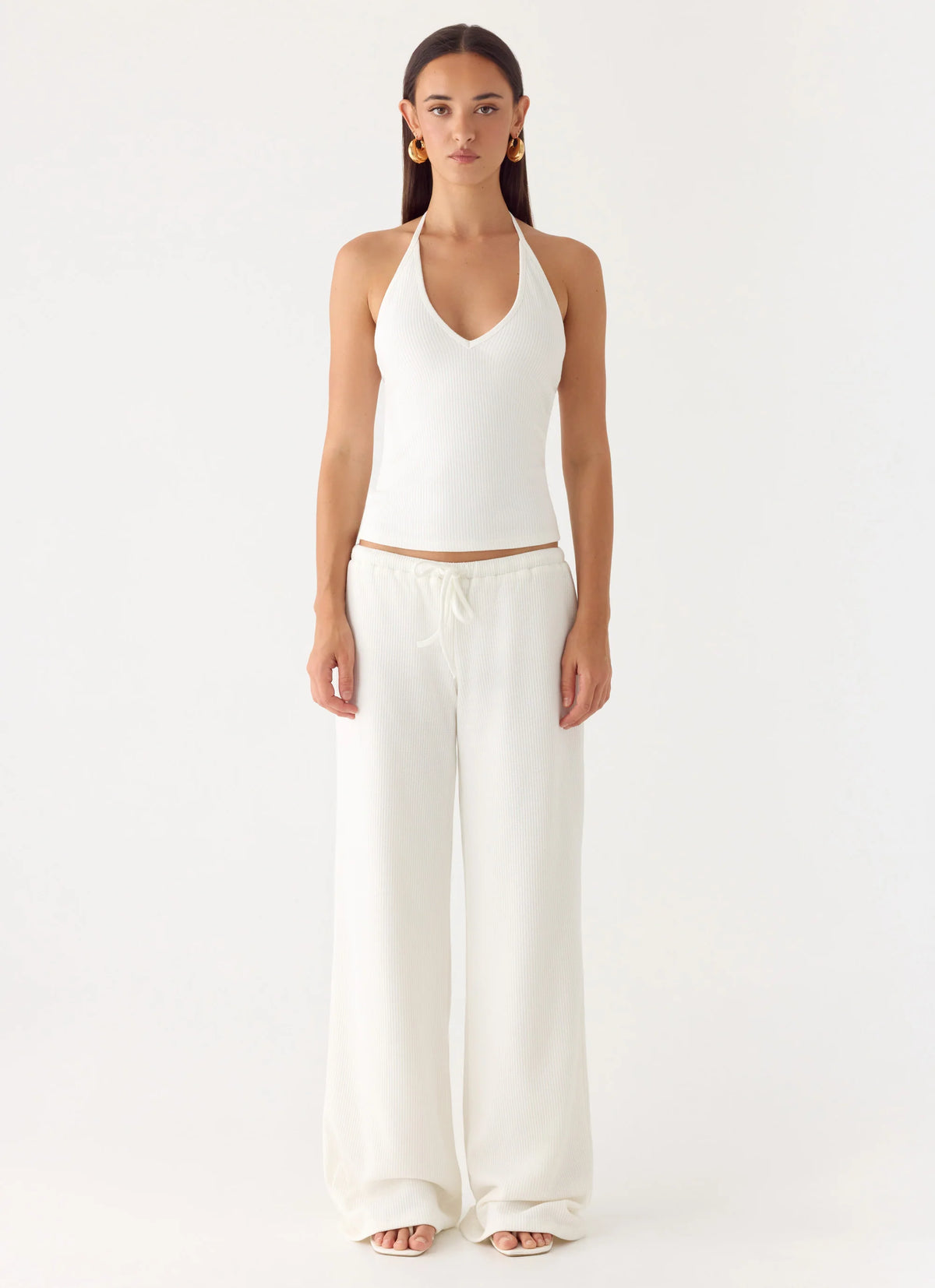 Henry Halter Top - Ivory