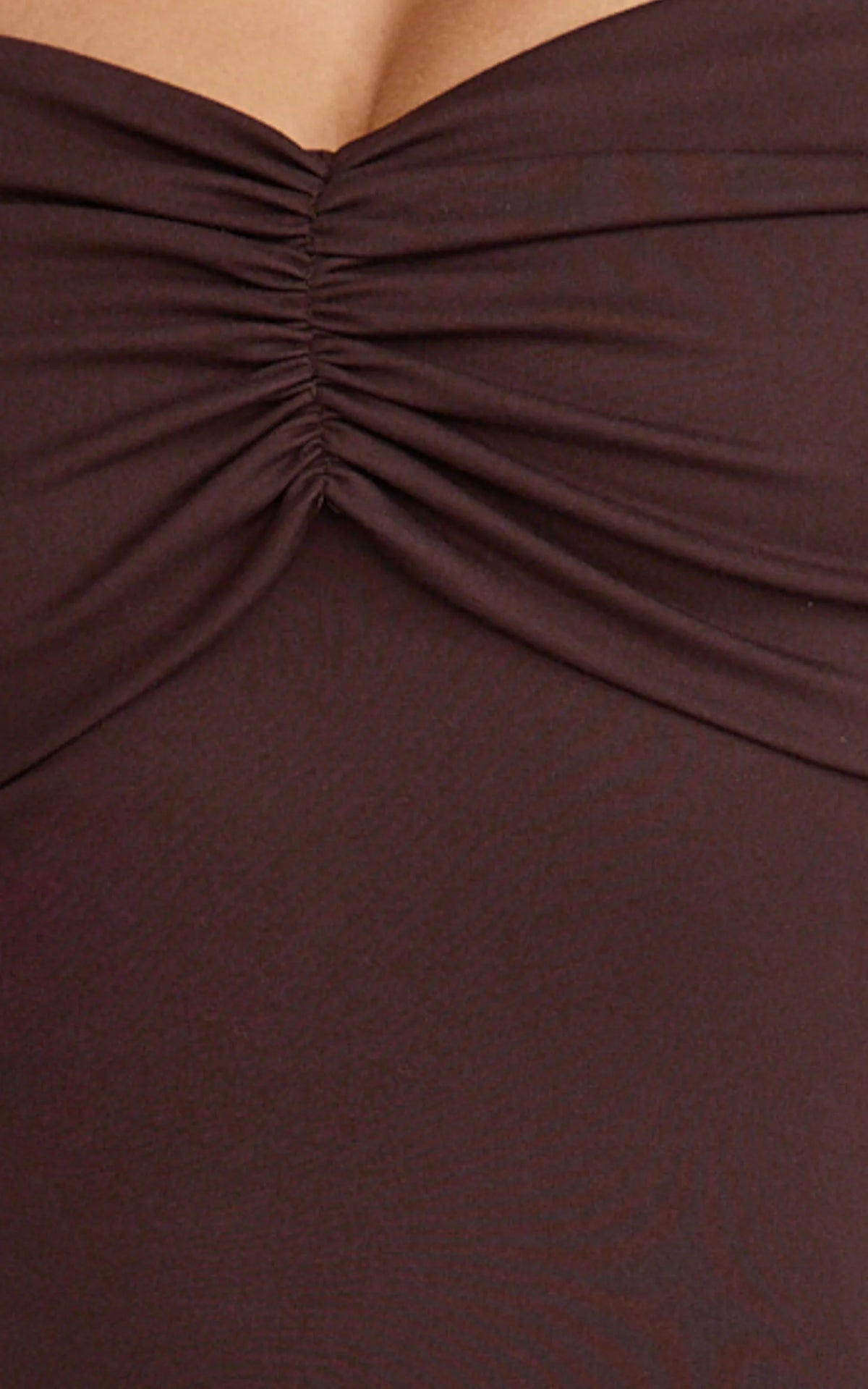 Rani Mini Dress - Off Shoulder Long Sleeve Bodycon Dress in Wine