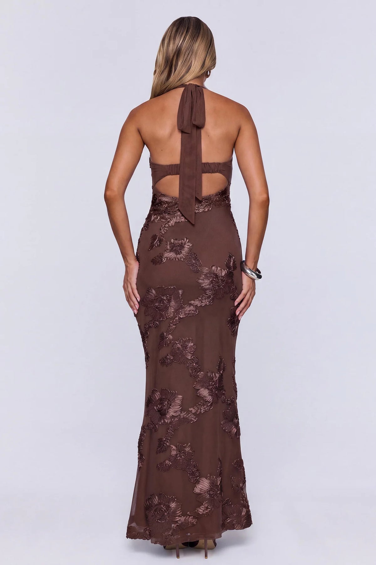Love Muse Halter Maxi Dress Yellow