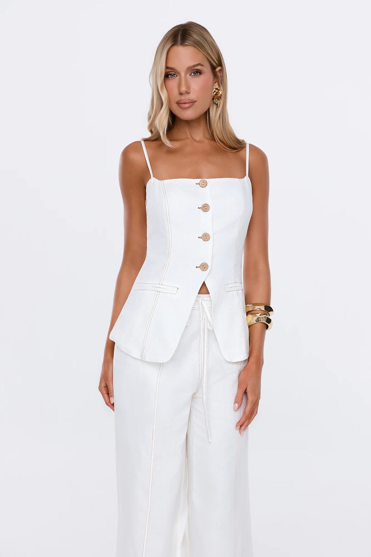 Hot Girl Mode Set White