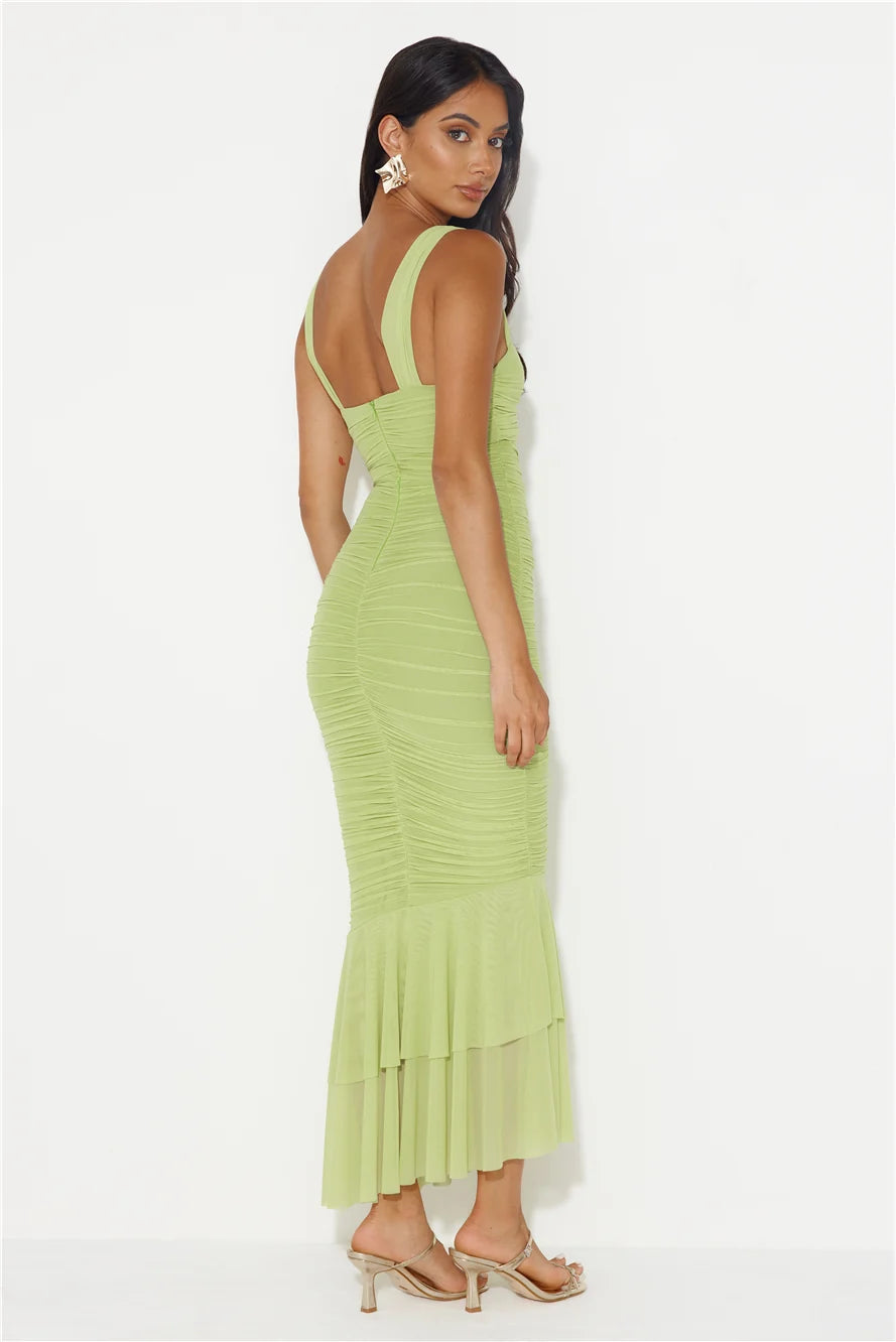 Party Pal Midi Dress Blue