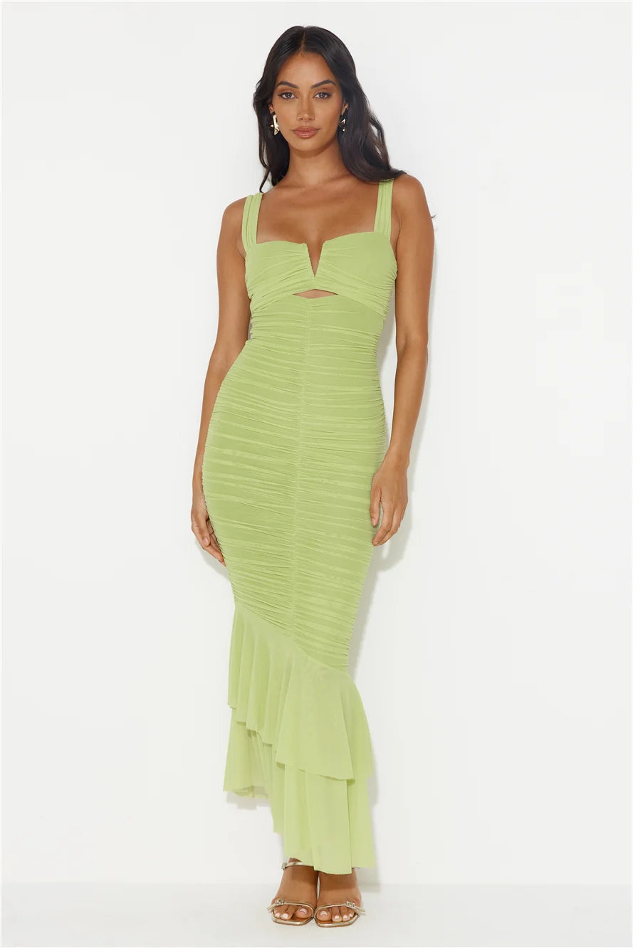 Party Pal Midi Dress Blue