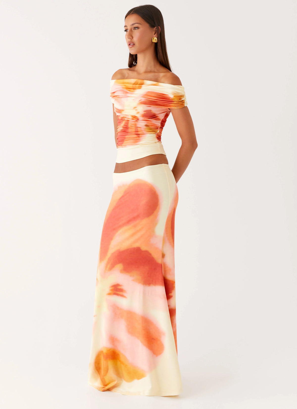 Moka Maxi Skirt - Mimosa Blossom