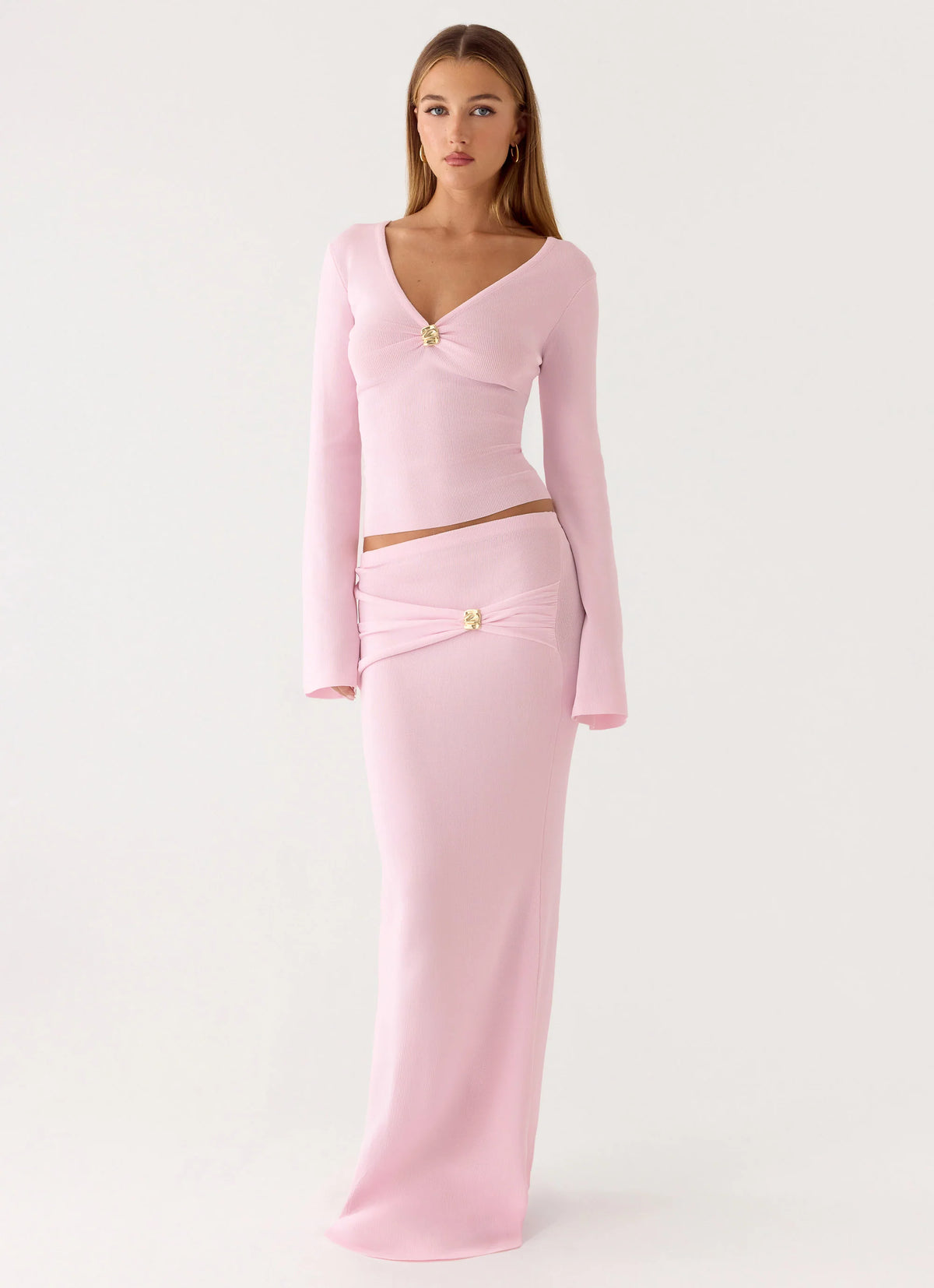Colipso Maxi Skirt - Pink