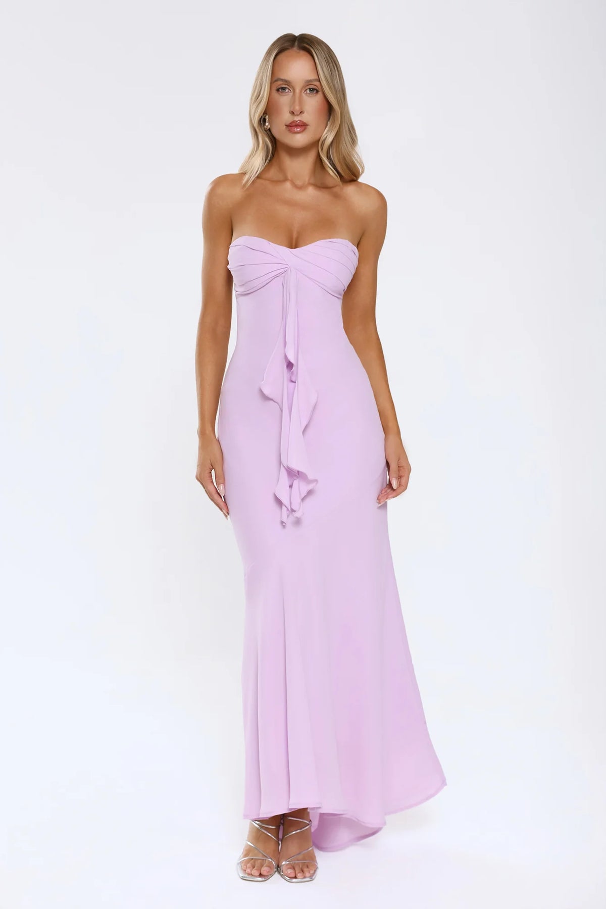 Flirt With Purpose Strapless Maxi Dress Green