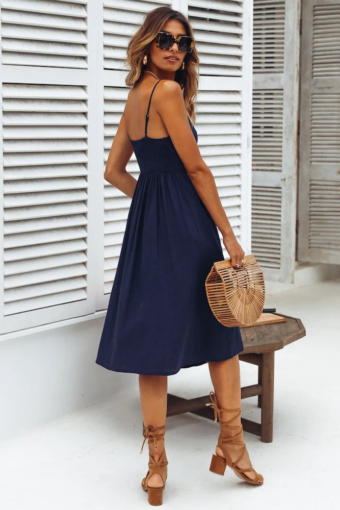 Used To Know You Midi Dress Pink