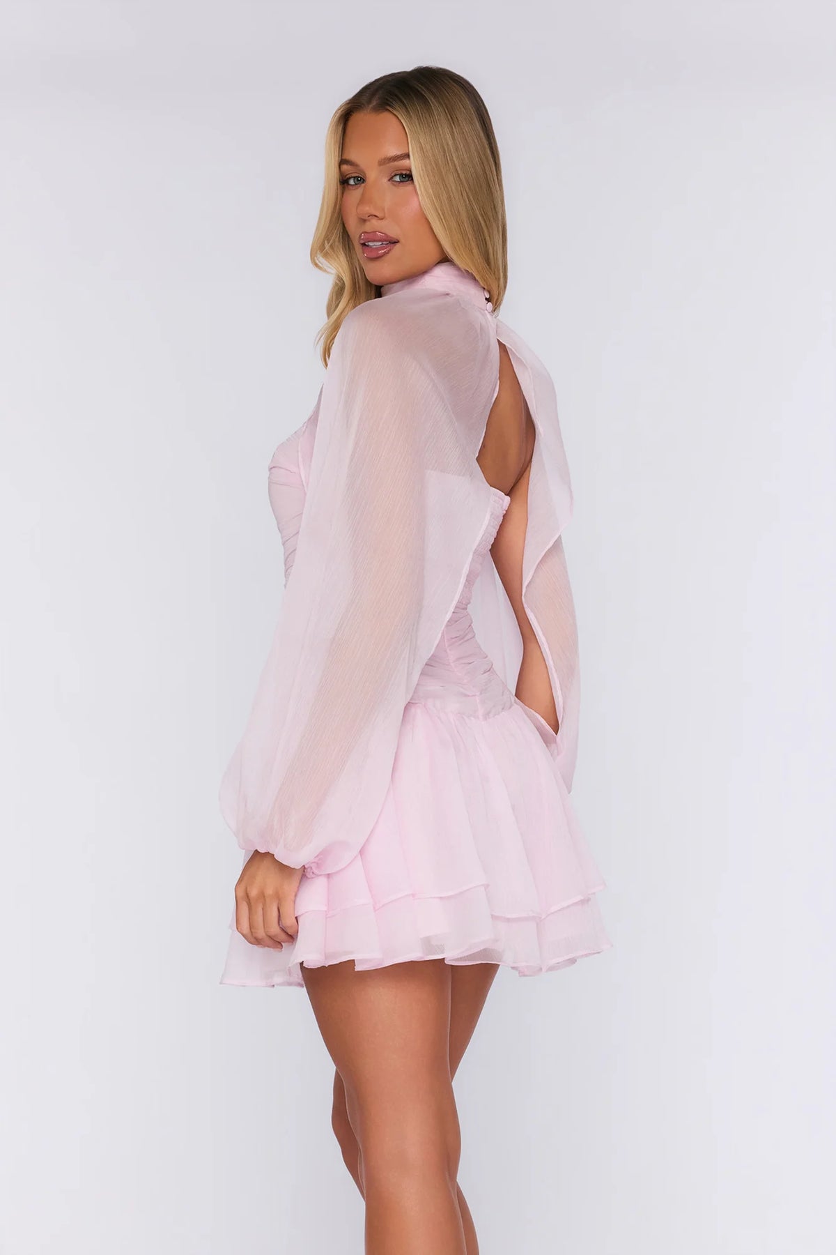 After Dark Dreams Mini Dress Blue