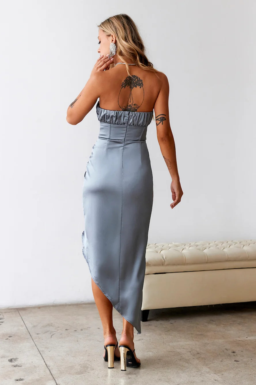 Impress Without Trying Midi Dress Black